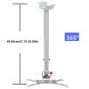 JINPIAOPIAO Metal Ceiling Projector Mount Bracket Adjustable Height Extendable Arms 360 Rotating for Home and Office Use view 4