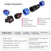 ZBLZGP TY24 3 Pin Solderless Wire Connector, 32A Current Options, -25~85 Temp Range for Outdoor Security Cameras & Solar Inverters view 3