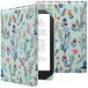 HoYiXi Universal Case for 6.8-7'' Kindle eReader Compatible with Paperwhite/Pocketbook and Tolino/Kobo Clara 2E/Kobo Clara HD,6.8" -7'' eReader Protective Cover with Built-in Card Slot,Flower view 2