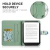 HoYiXi Universal Case for 6.8-7'' Kindle eReader Compatible with Paperwhite/Pocketbook and Tolino/Kobo Clara 2E/Kobo Clara HD,6.8" -7'' eReader Protective Cover with Built-in Card Slot,Flower view 3