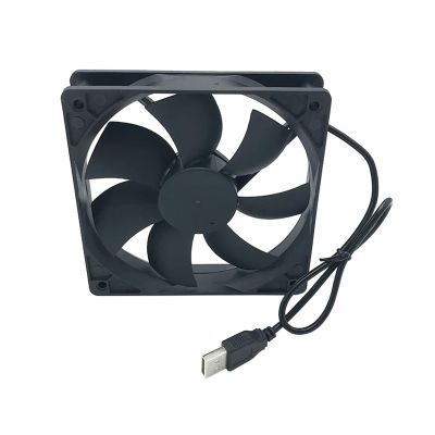 120mmx120mmx25mm 80mmx80mmx25mm 12Volt Fluid Bearing USB Exhaust Cooling Fan(8 CM_NO RGB)