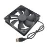 120mmx120mmx25mm 80mmx80mmx25mm 12Volt Fluid Bearing USB Exhaust Cooling Fan(8 CM_NO RGB) view 3