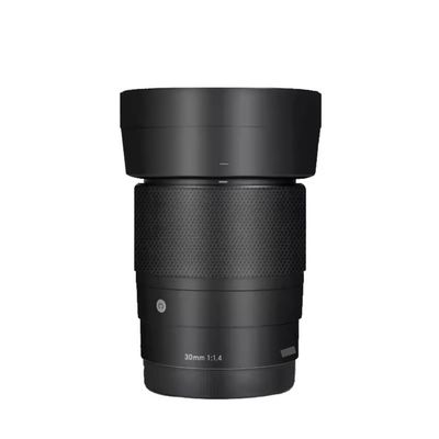 30 1.4 E Camera Lens Skin Accessories Vinyl Wrap Body Protective Film Sticker for Sigma 30mm F1.4 DG DN fit for Sony E Mount Camera Protector Decals (Matte Black)