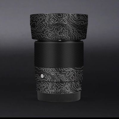 30 1.4 E Camera Lens Skin Accessories Vinyl Wrap Body Protective Film Sticker for Sigma 30mm F1.4 DG DN fit for Sony E Mount Camera Protector Decals (Contour Black White)