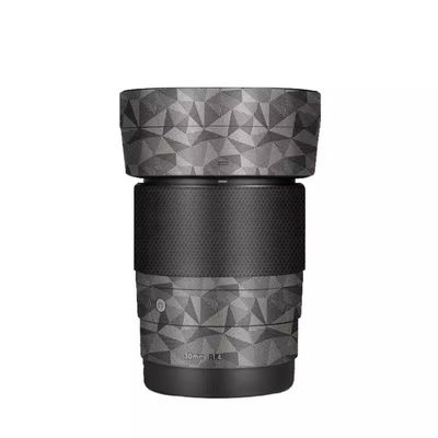 30 1.4 E Camera Lens Skin Accessories Vinyl Wrap Body Protective Film Sticker for Sigma 30mm F1.4 DG DN fit for Sony E Mount Camera Protector Decals (Triangle Titanium)