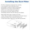 Replacement Air Filter Projector,Compatible For NEC,PE506UL,PE456USL,PE506WL,PE456WSL view 4