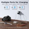 Universal Travel Adapter, 2026 Ultra-Slim 25W PD Fast Charger, 4-Port (1 AC/1 USB-A/2 USB-C) International Power Adapter, Worldwide Plug Adapter for EU/UK/AU/Asia, Travel Essentials for 200+ Countries view 3
