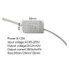 POWTAXBJGD LED Driver for LED Lighting AC85-265V Isolating Transformer for LED Ceiling Light Replacement 8-12W view 4