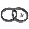 2 Pair 8" ABS Plastic Speaker Spacer Rings Subwoofer Custom Mounting Adapter view 2