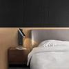 Adjustable LED Wall Lamp with USB Charger - Black Bedside Reading Light, Table Desk Spotlight, Ideal for Shelves and Chaners (4000K) view 2