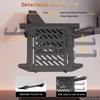 PUTORSEN Monitor and Laptop Wall-Mount - Full Motion 2-in-1 Monitor Arm Fits Max 32" Screen and 18" Laptop, Holds up to19.8lbs, Detachable Laptop Tray with Adjustable Slide Clamp, VESA 75x75/100x100 view 3
