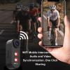 Zyyini Bike Camera with Brake Taillight, Anti Shake 4K Loop Video Recording, Rear View Dash Cam, IPX6 Water Proof, 5000mAh 10Hrs Runtime, for Road Bike Night Riding view 2