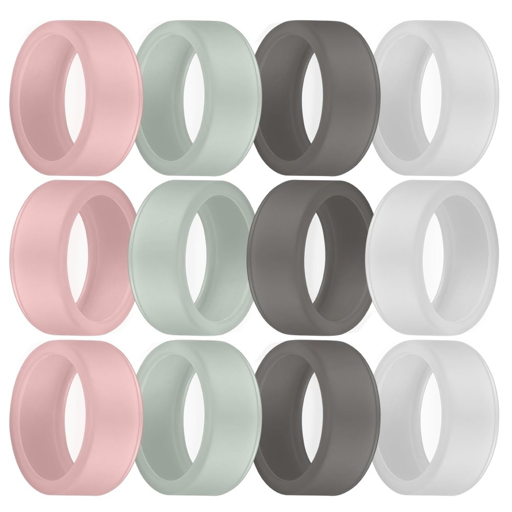 WuzuTech Herz P1 Ring Protector Multi-Bundle  Small Silicone Cover for Smart Rings (Set of 12) | Sweat & Scratch Resistant | Flexible Skin-Safe Shield for Fitness, Workouts & Daily Use