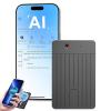 AI Voice Recorder, LED Indicator, 58 Languages Smart Voice Recording Device,Triple Noise Cancelation, for Transcription, Translation(A,128GB) view 1
