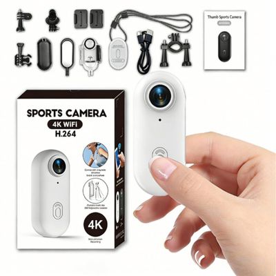 TKMARS 4K Mini Wearable Video Camera Waterproof Action Camera Body Cameras with Audio and Video Recording,30 Meter Waterproof Camera Underwater with Multiple Clips