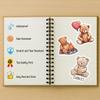 100 PCS Cute Bear Stickers Pack  Waterproof Vinyl Decals for Water Bottles, Laptops, Phones, Notebook, Cars  Cool Vibrant Graphics for Cute Bear Enthusiast view 4