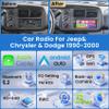 4G+64G Android 13 Car Radio for Dodge Ram (1994-2001)& Chrysler Town and Country (1990-2000) & Jeep Grand Cherokee (1993-1998), 6.2''Touch Screen Stereo with Wireless CarPlay&Android Auto view 2