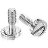 2 Pcs 1/4-20 Thread D-Ring Camera Fixing Screws, Stainless Steel Tripod Camera Mount Screw Quick Release Mounting Screw Adapter for Camera Camcorder Tripod Monopod QR Quick Release Plate view 3