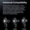 GODOX S3 Speedlite Bowens Mount Flash Holder Bracket for Godox V1 V100 V1Pro V860III TT350 AD100 AD200 AD300 Speedlite Strobe Flashes,S-Type Holder,Precise Tilt Control,S2 Bracket Updated Version view 3