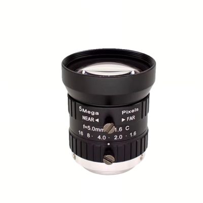 5mm Fixed Focal Industrial Lens C Mount 5mp 1/1.7''