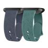 2 Pack Waterproof Bands for Fitbit Versa 2 Bands for Women Men, Soft Breathable Silicone Sport Replacement Wristbands (2 Pack D) view 1