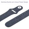 2 Pack Waterproof Bands for Fitbit Versa 2 Bands for Women Men, Soft Breathable Silicone Sport Replacement Wristbands (2 Pack D) view 3
