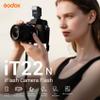 Godox iT22-N TTL Hot Shoe Flash for Canon Cameras, 2.4G Wireless On-Camera Speedlite with LCD Screen, Compatible with Godox X System, 1.5s Quick Recycling view 2