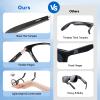 KWENRUN AI Smart Glasses for Men & Women  Powered by ChatGPT, Real-Time Translation, Bluetooth Glasses with Photochromic Lens, Music & Hands-Free Calling, UV & Blue Light Protection, Thin Temples view 4