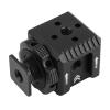 Cold Shoe Mount Adapter, Metal Camera Cold Shoe Extension Bracket with 1/4" Screw Holes for Photography Flash Light Microphone Monitor Compatible with DSLR Cameras (Black) view 3