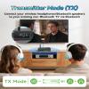 Rylithon M12 Pro PreBluetooth 5.2 Receiver Transmitter for TV,Home Stereo,BT Headset,Low Latency HD Bluetooth Audio Decoder Adapter with Display,RCA,3.5mmAUX,Coaxial,Optical Inputs/Outputs view 4