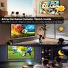 4K Auto Focus Daylight Projector Native 1080P High Brightness 2300ANSI, Smart WiFi6 Projector Ultra HD Ceiling Home Cinema, Indoor Oudoor Party Wedding with Bluetooth Streaming Apps HDMI USB Ethernet view 2