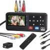 VHS to Digital Converter, Analog Video to Digital Recorder 1080P with Remote from VHS VCR DVR DVD Hi8 Mini DV Players Camcorder Retro Gaming Consoles view 1