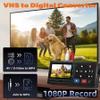 VHS to Digital Converter, Analog Video to Digital Recorder 1080P with Remote from VHS VCR DVR DVD Hi8 Mini DV Players Camcorder Retro Gaming Consoles view 2