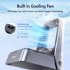 ineo Tool-Free USB 4.0 M.2 NVMe SSD Docking with Built-in Cooling Fan - Compatible with Thunderbolt 3/4 & USB 4/3/2 [2628 40G] view 2