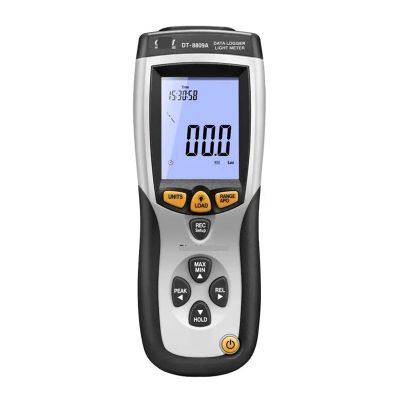 DT-8809A Professional Light Meter with 4000 LCD Display Counts 400000Lux Max Range High Precision Brightness Meter