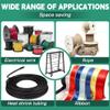 Ustinian Wire Spool Rack, Cable Organizer and Reel with Locking Wheels,Equipped with an adjustable spindle rod, For Electrical and Industrial Use, Holds up to 12 spool rods, 400 pound weight capacity view 3