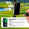 Dprofy Golf GPS Range Finder Work with Dprofy APP, 2Pcs Golf GPS Devices with Voice Output Course and Hole Distance Information, Support Two People Use view 4