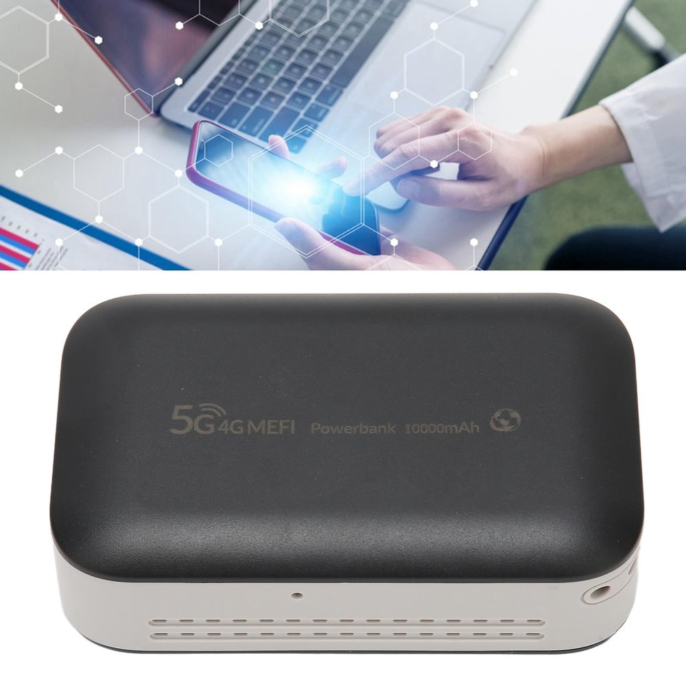 BAFOVY 4G LTE Router, 4G LTE Mobile WiFi Hotspot Modem Router Unlocked Portable with SIM Card Slot for Travel Business Outdoor Live Streaming
