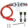 VIBICCK 8 Gauge AWG 1ft Power Wire with 100A AGU Fuse Holder Oxygen-Free Copper Holder for Car Audio, Alarm, Amplifier, Compressors (100A) view 1