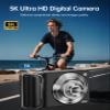 5K Digital Camera for Photography with 6X Optical Zoom, 64MP Autofocus WiFi Vlogging Camera for YouTube with Dual Lens, Compact Point and Shoot Digital Cameras with Touch Screen, 32GB Card,2 Batteries view 2