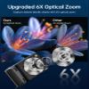 5K Digital Camera for Photography with 6X Optical Zoom, 64MP Autofocus WiFi Vlogging Camera for YouTube with Dual Lens, Compact Point and Shoot Digital Cameras with Touch Screen, 32GB Card,2 Batteries view 4