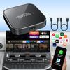 3 in 1 Car TV Mate Pro with Wireless Carplay Adapter & Android Auto Adapter, HDMl Multimedia TV Stick Converter, Cast Fire T V/Game/YouTube/Netflix to Car for Wired CarPlay and Most Streaming (Black) view 1