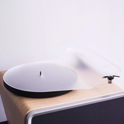 3530cm Turntable Dust Cover, Record Player Turntable Cover, Frosted Acrylic Protective Cover, Effectively Blocks Dust, for Vinyl Record Player
