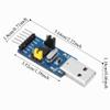 Chiffonade USB to IIC I2C UART Converter Adapter  Programmable Serial Module with 5V/3.3V Output 50bps to 2Mbps Serial Data Communication view 2