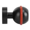 ZJchao Underwater Camera Ball Head, Diving Flashlight Ball Head Diving Light Aluminium Alloy with Lightweight for (Black) view 1