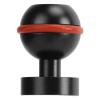 ZJchao Underwater Camera Ball Head, Diving Flashlight Ball Head Diving Light Aluminium Alloy with Lightweight for (Black) view 2