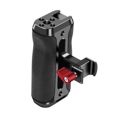 Camera Side Handle for Cages Aluminum Alloy Ergonomic Designs with Adjustable Height Old Shoe Mount Handle Aluminum Alloy Grip