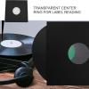 20pcs Record Kraft Paper Jackets, 12 Inches STO Sleeves, 33 Record Jackets Matte Black, Album Covers for, Static Kraft Paper Sleeves with Die Cut Center Hole view 3