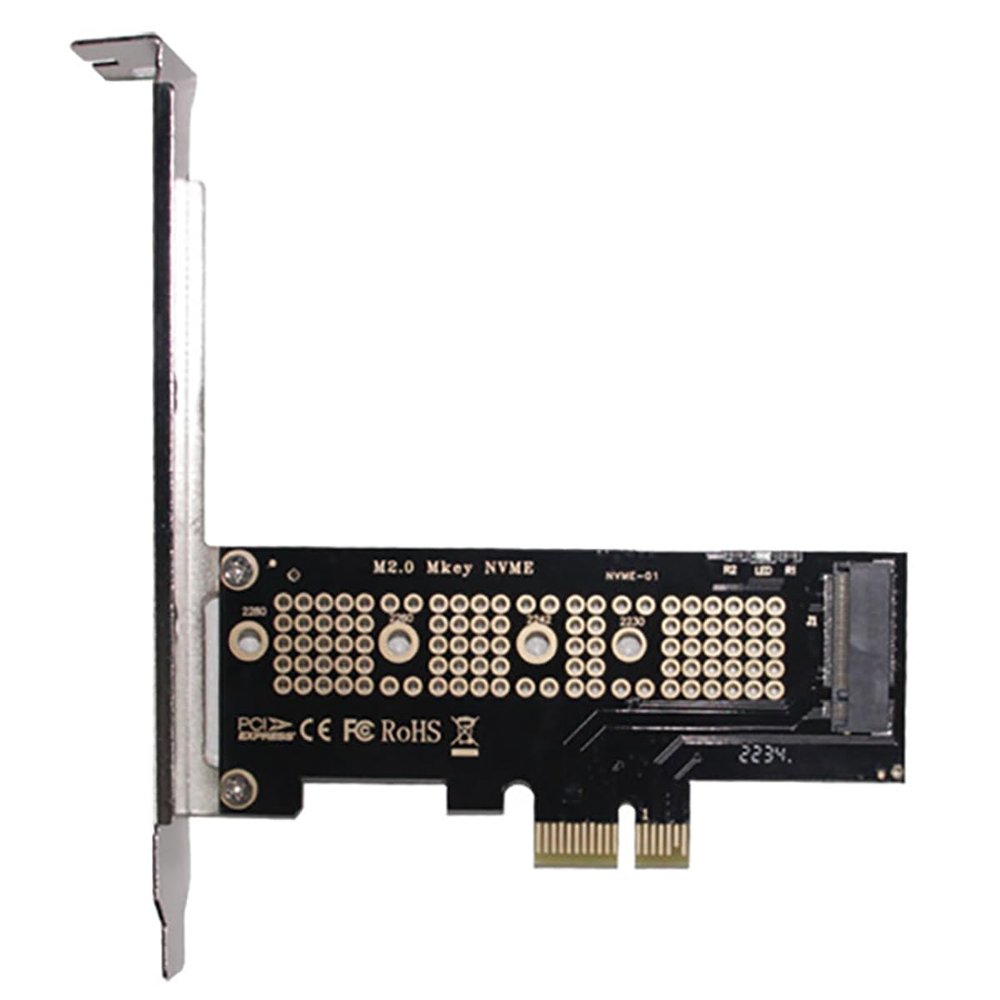 AoQhir PCIe to M.2 NVMe SSD Adapter Card, PCI Express 4.0 X1/X4/X8/X16 Expansion Converter Supports 2230/2242/2260/2280 M.2 NVMe Drives, Compatible with Windows, Linux, macOS (PCIE x1 to M.2)