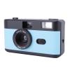 XUMIUZIY Film Camera 35MM, Retro Reusable Camera with 28MM f/8 Lens and Flash, for Photography Enthusiasts and Documentary Use (Black Blue) view 2